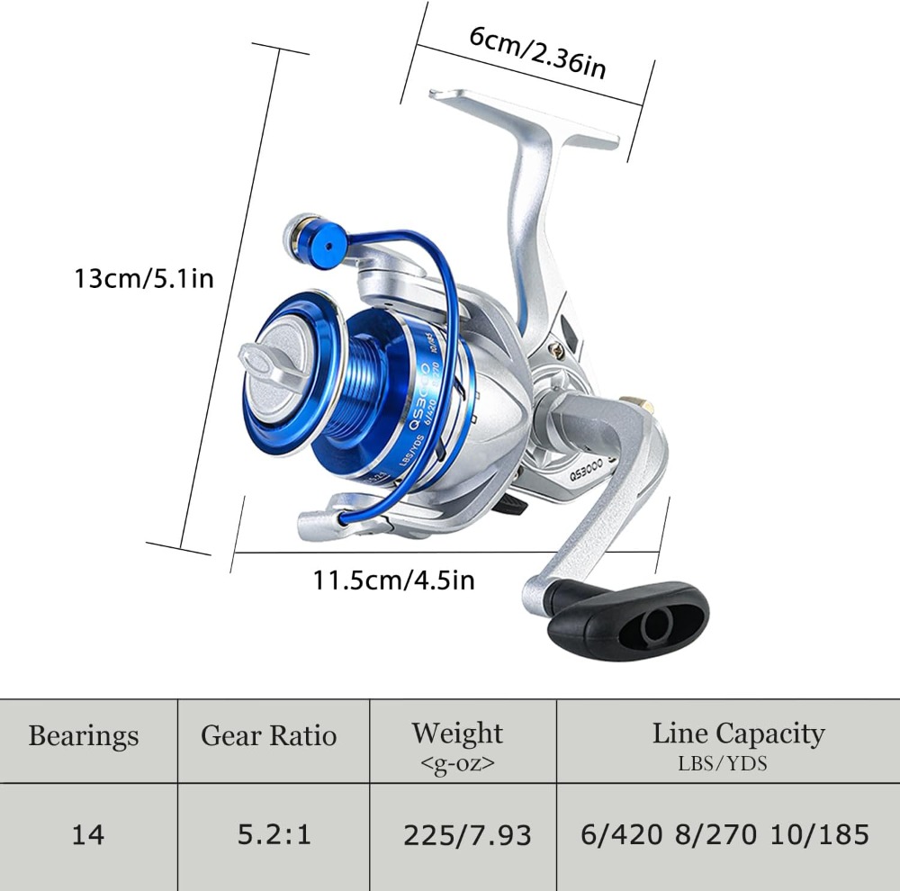 6.9ft Telescopic Fishing Rod a - مراجعة Reel Bag وسعره