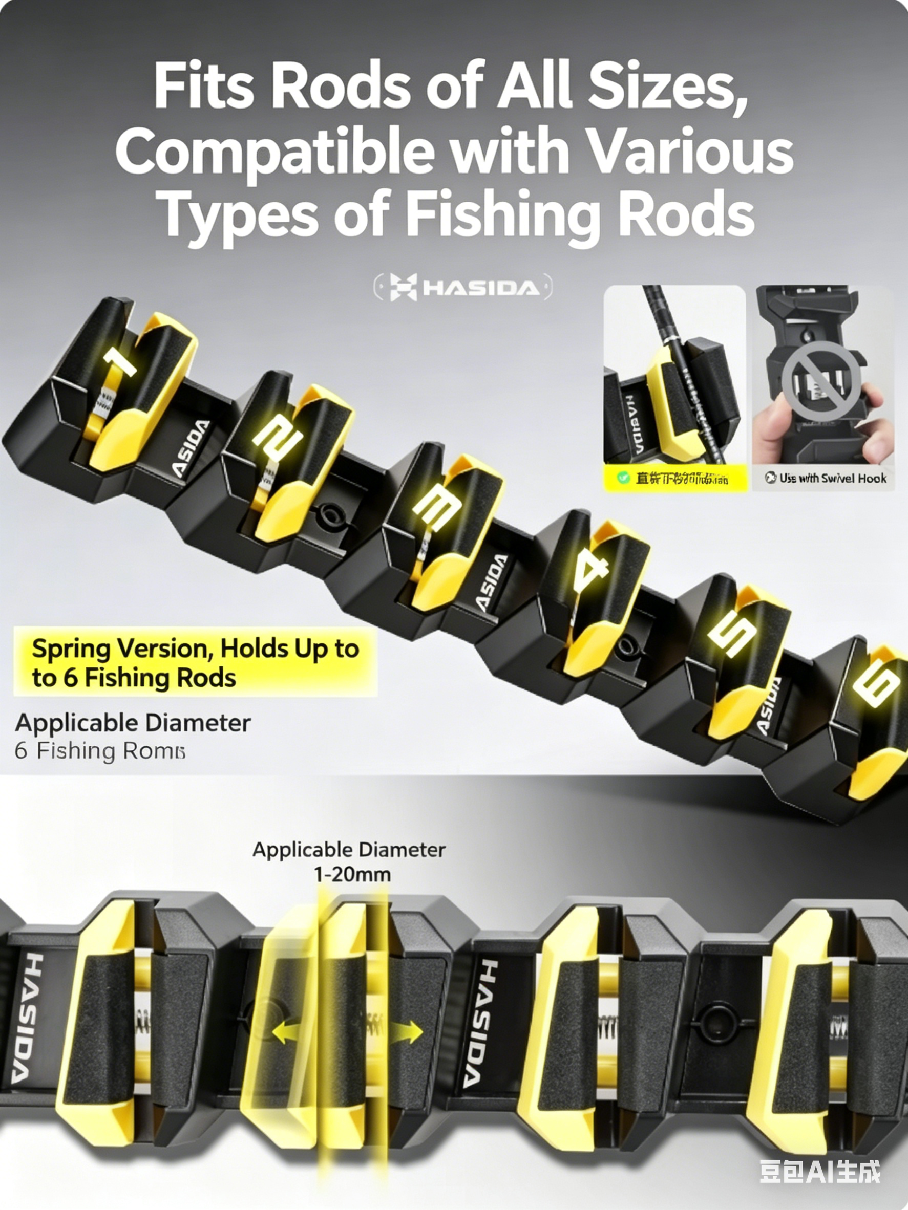 HISTAR Soft Rubber Wall-Mounte - مراجعة Spinning Reel وسعره