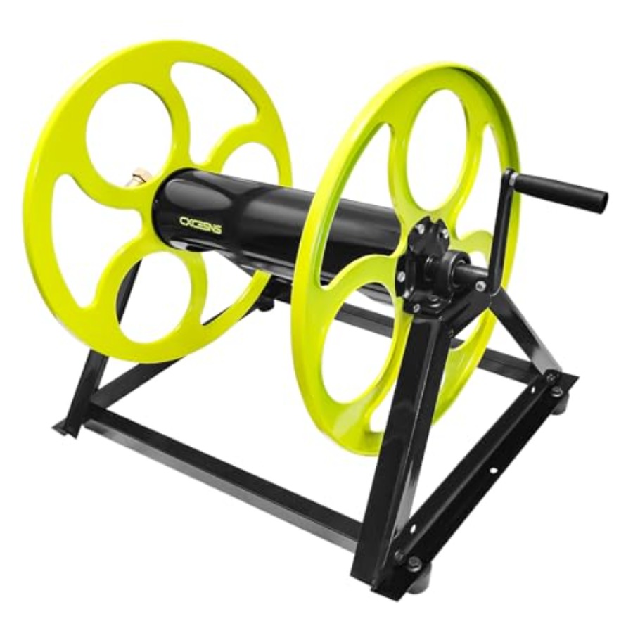 Stainless Steel Garden Hose Re - مراجعة Reel Handle وسعره