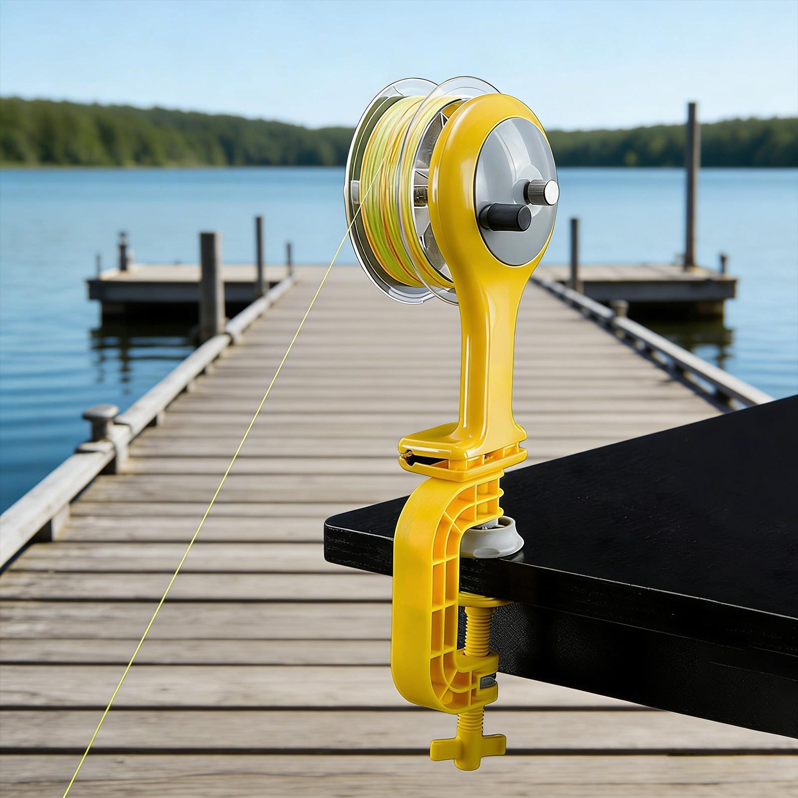 Line Spooler With Clamp Non-Sl - مراجعة Ice Fishing Reel وسعره