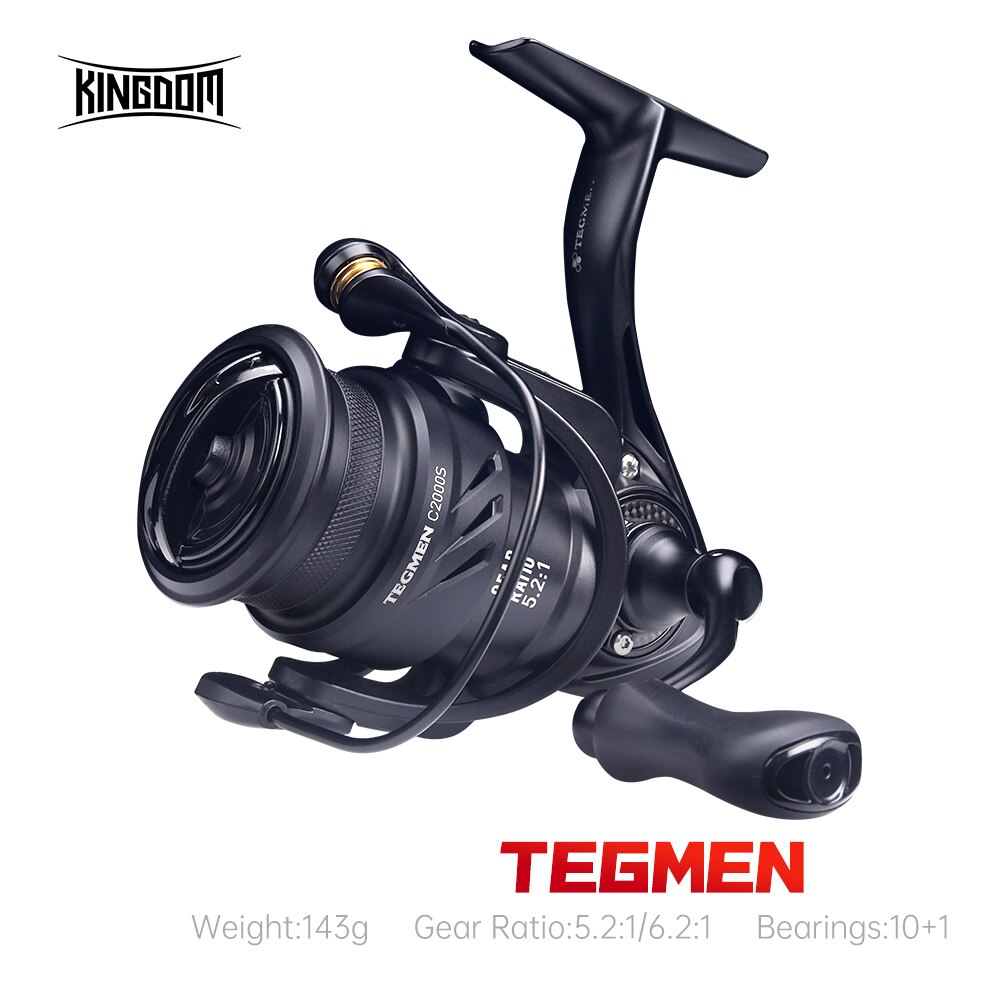 Kingdom Tegmen 5.2:1 6.2:1 143 - مراجعة Trolling Reel وسعره