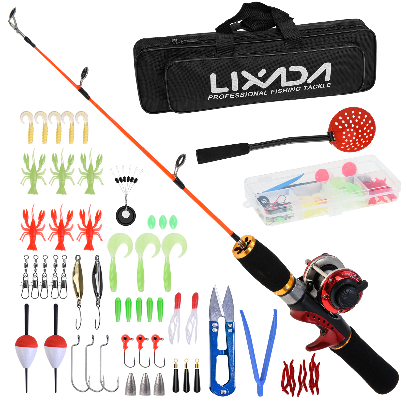 US Lixada Ice Fishing Rod Reel - مراجعة Ice Fishing Reel وسعره