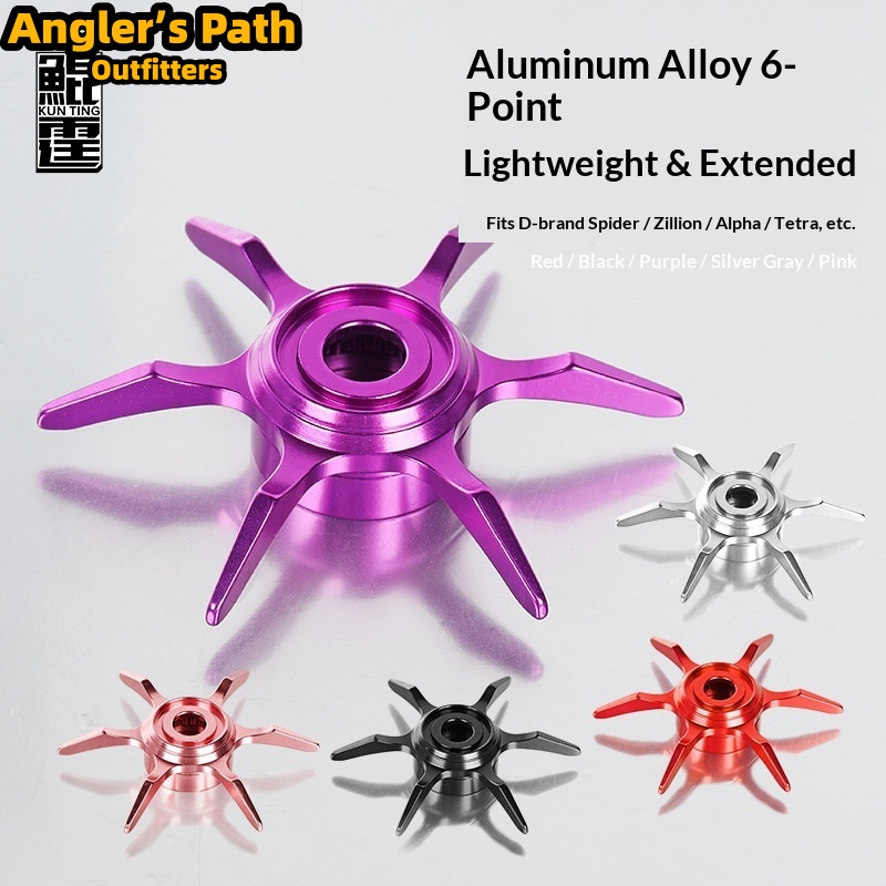 Six Star Drag Knob Enlarged Al - مراجعة Reel Drag Knob وسعره