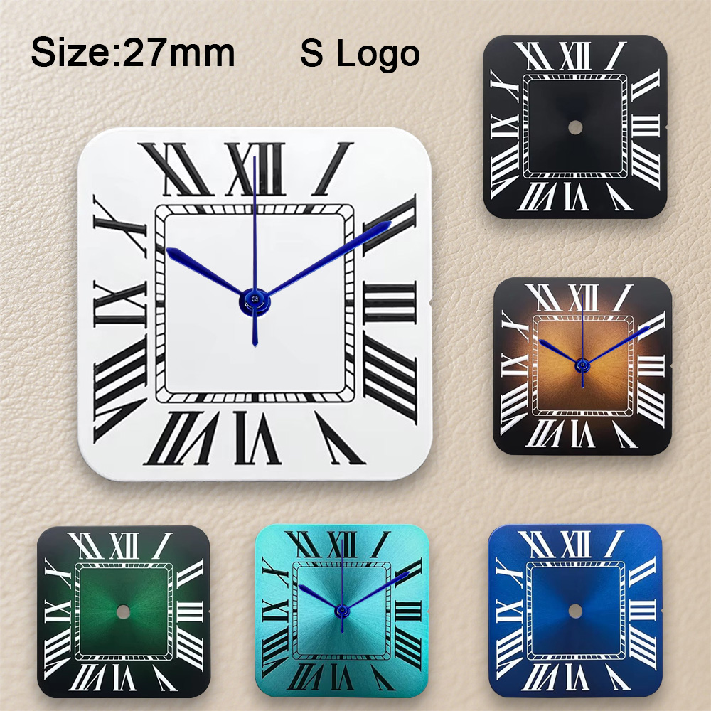 New 27mm Square S Logo Dial Su - مراجعة Reel Case وسعره