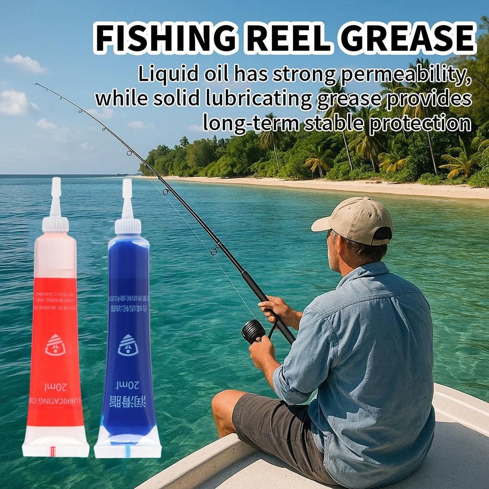 40ml Fish Reel Grease Water-Re - مراجعة Reel Grease وسعره