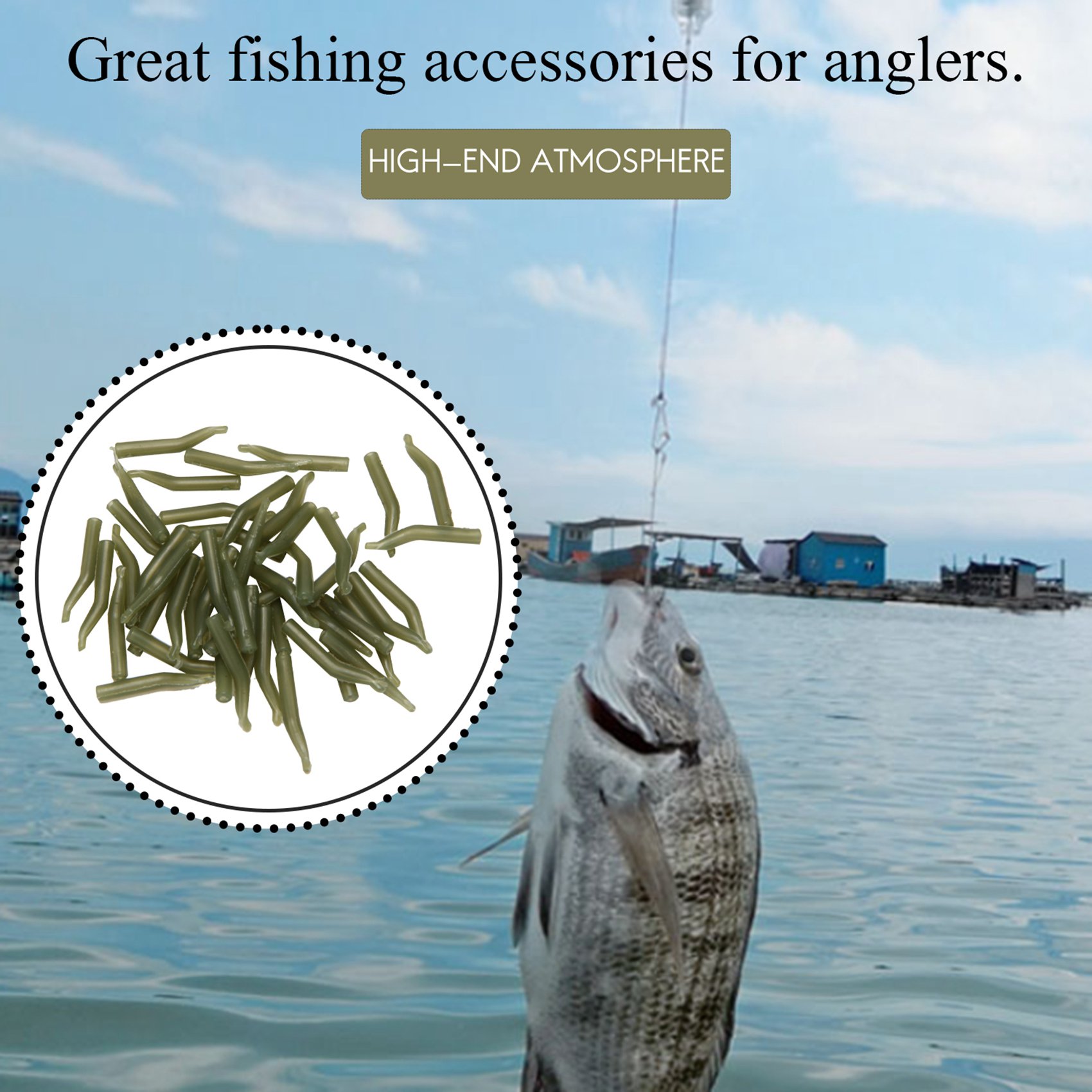 50Pcs/Lot Carp Fishing Hook Sl - مراجعة Baitcasting Reel وسعره