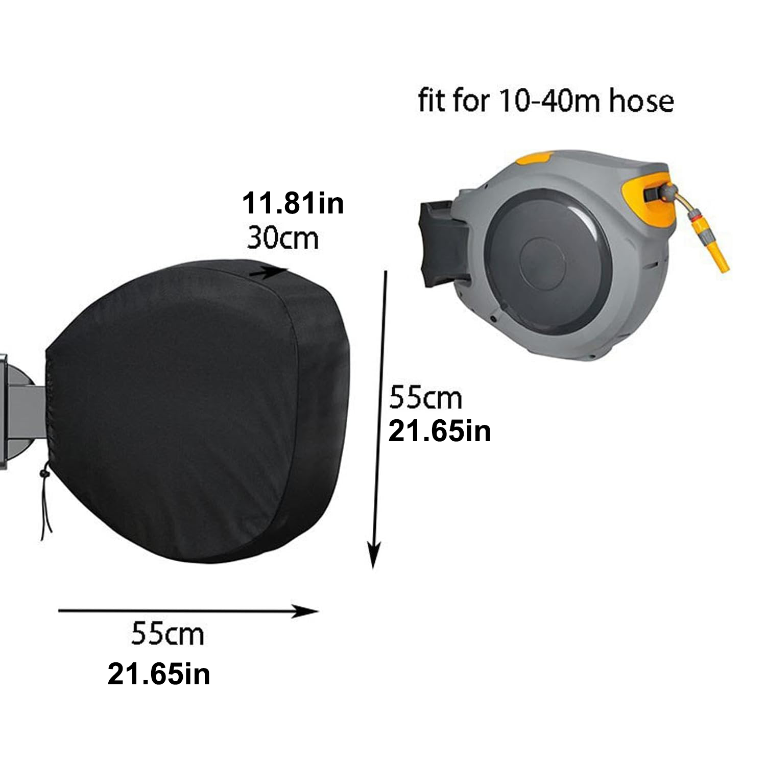 Garden Wall Mounted Hose Stora - مراجعة Reel Cover وسعره