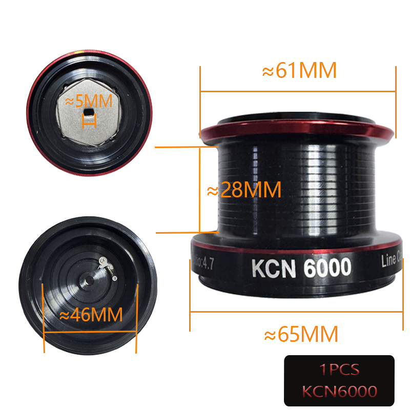 KCN6000 KCN8000 KCN10000 Spare - مراجعة Reel Spare Spool وسعره