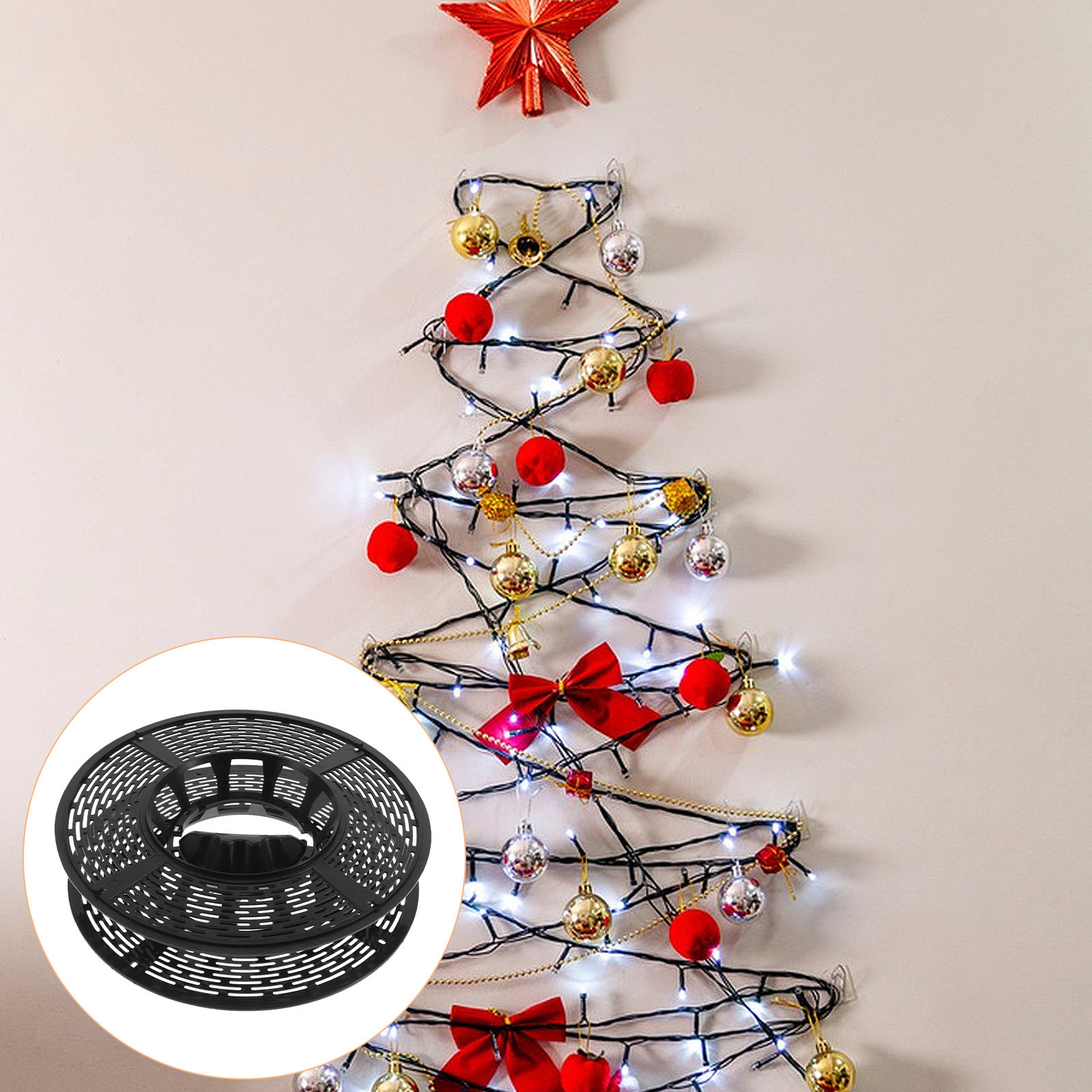 Christmas Light Storage Cord R - مراجعة Reel Handle وسعره