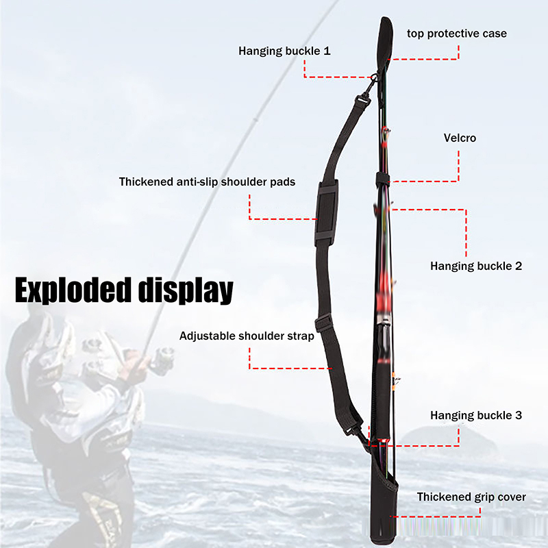 Adjustable Fishing Rod Storage - مراجعة Reel Cover وسعره