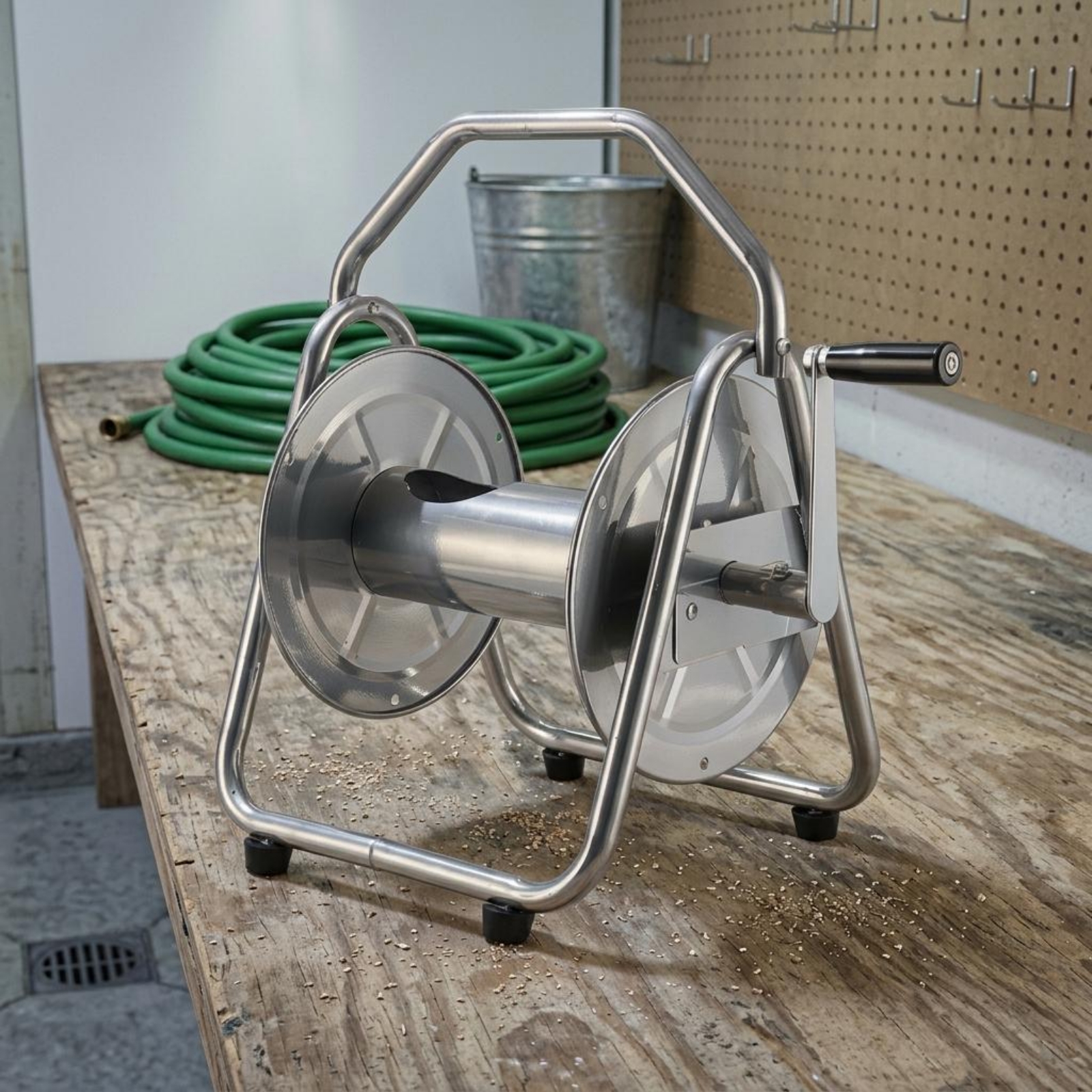 Metal Hose Reel Heavy Duty Gar - مراجعة Reel Handle وسعره