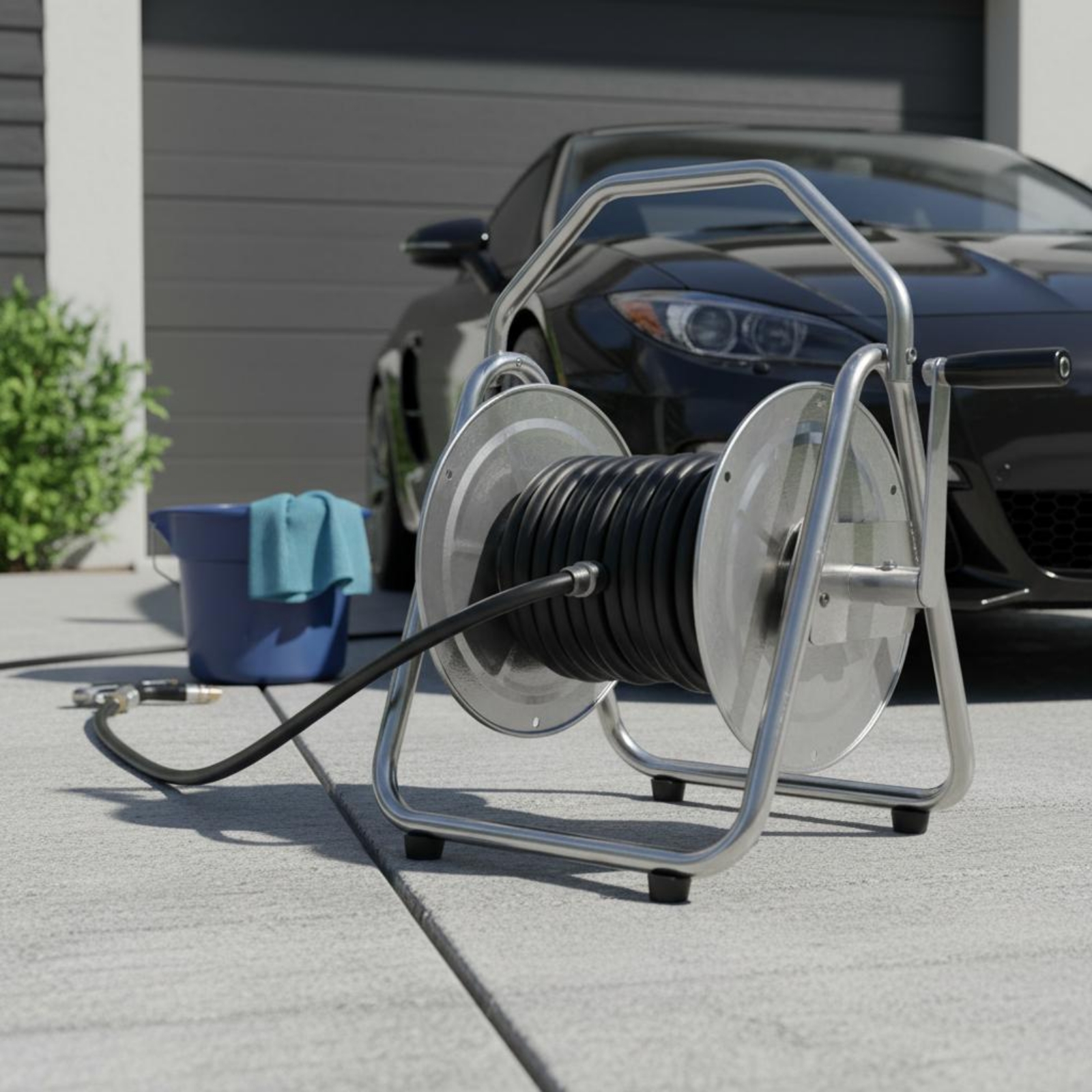 Metal Hose Reel Heavy Duty Gar - مراجعة Reel Handle وسعره