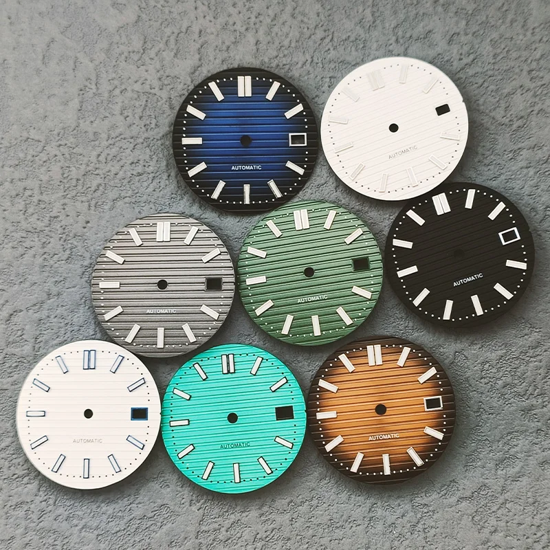 29.8mm NH35 Watch Dial Green L - مراجعة Reel Case وسعره