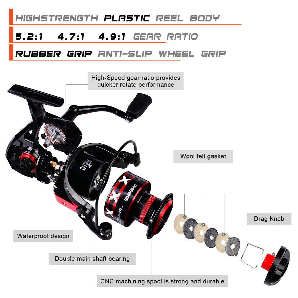 PROBEROS Spinning Reel 9-23KG  - مراجعة Trolling Reel وسعره