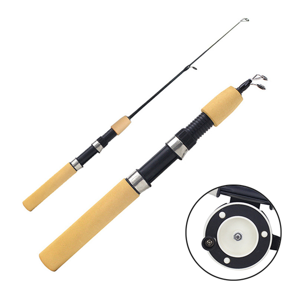 Ice Fishing Rod Portable Spinn - مراجعة Ice Fishing Reel وسعره