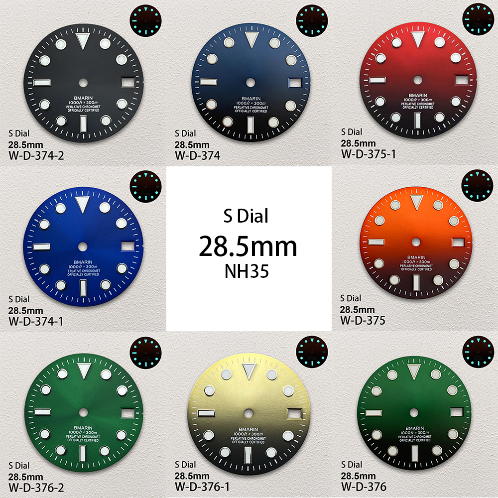 28.5mm S Logo SUB Sunburst Dia - مراجعة Reel Case وسعره