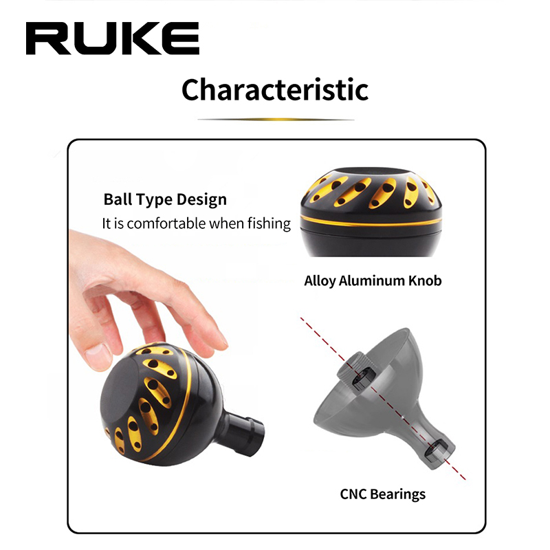 Ruke 1pc Fishing Reel Handle K - مراجعة Reel Drag Knob وسعره