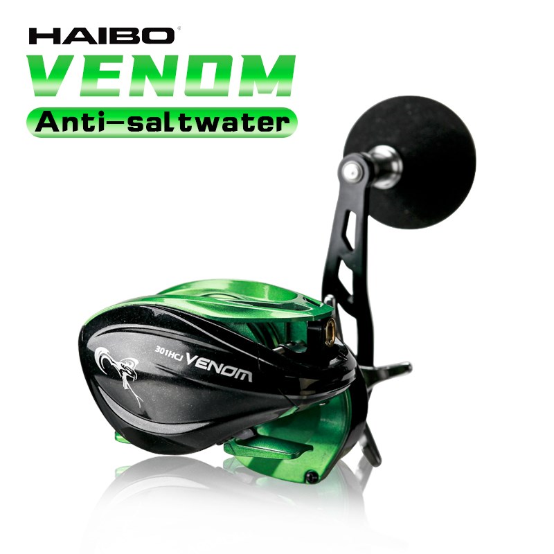 HAIBO VENOM Anti-saltwater Fis - مراجعة Ice Fishing Reel وسعره