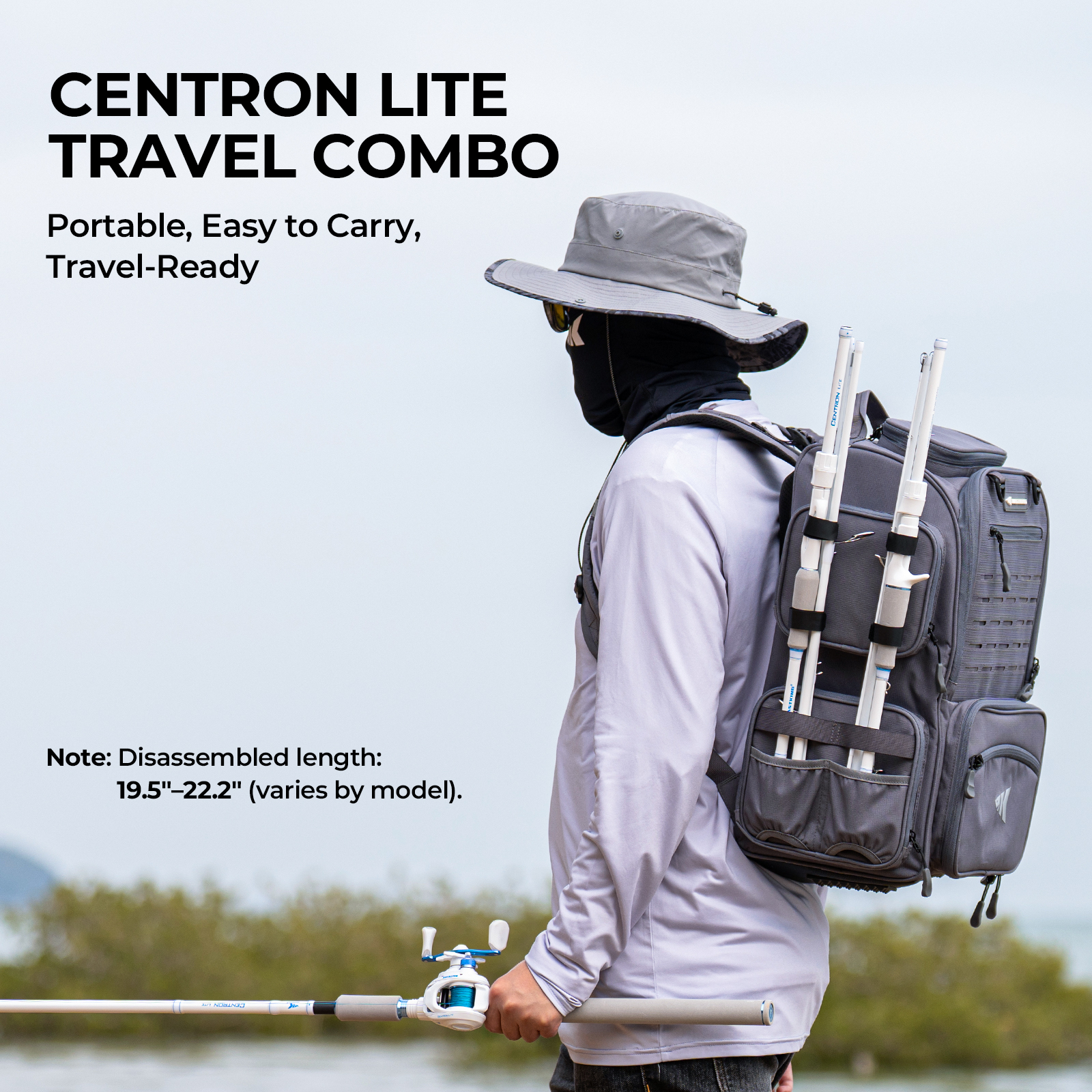KastKing Centron Lite Travel C - مراجعة Trolling Reel وسعره