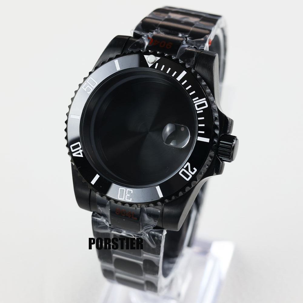 40mm Black pvd watch case sapp - مراجعة Reel Case وسعره