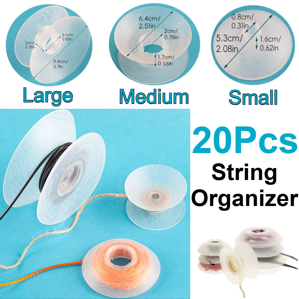 20Pcs Small/Medium/Large Threa - مراجعة Reel Bag وسعره