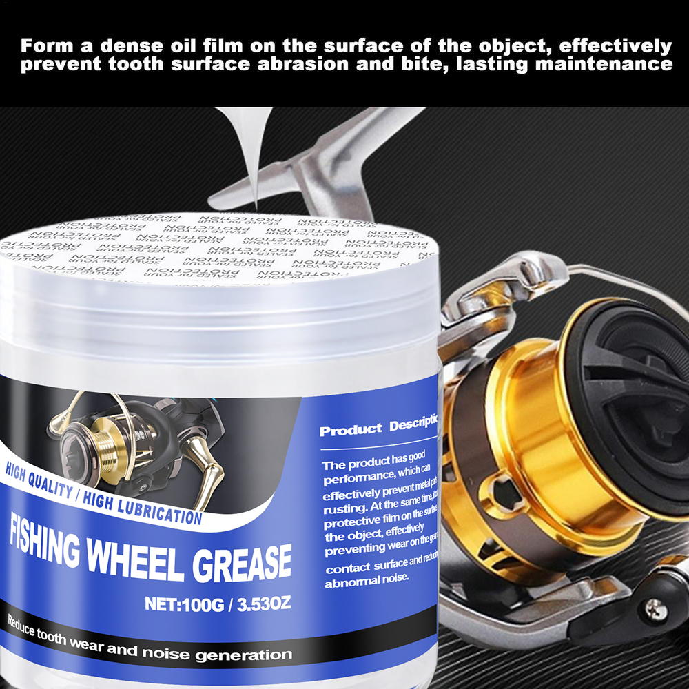 50g /100g Fishing Reel Grease  - مراجعة Reel Repair Kit وسعره