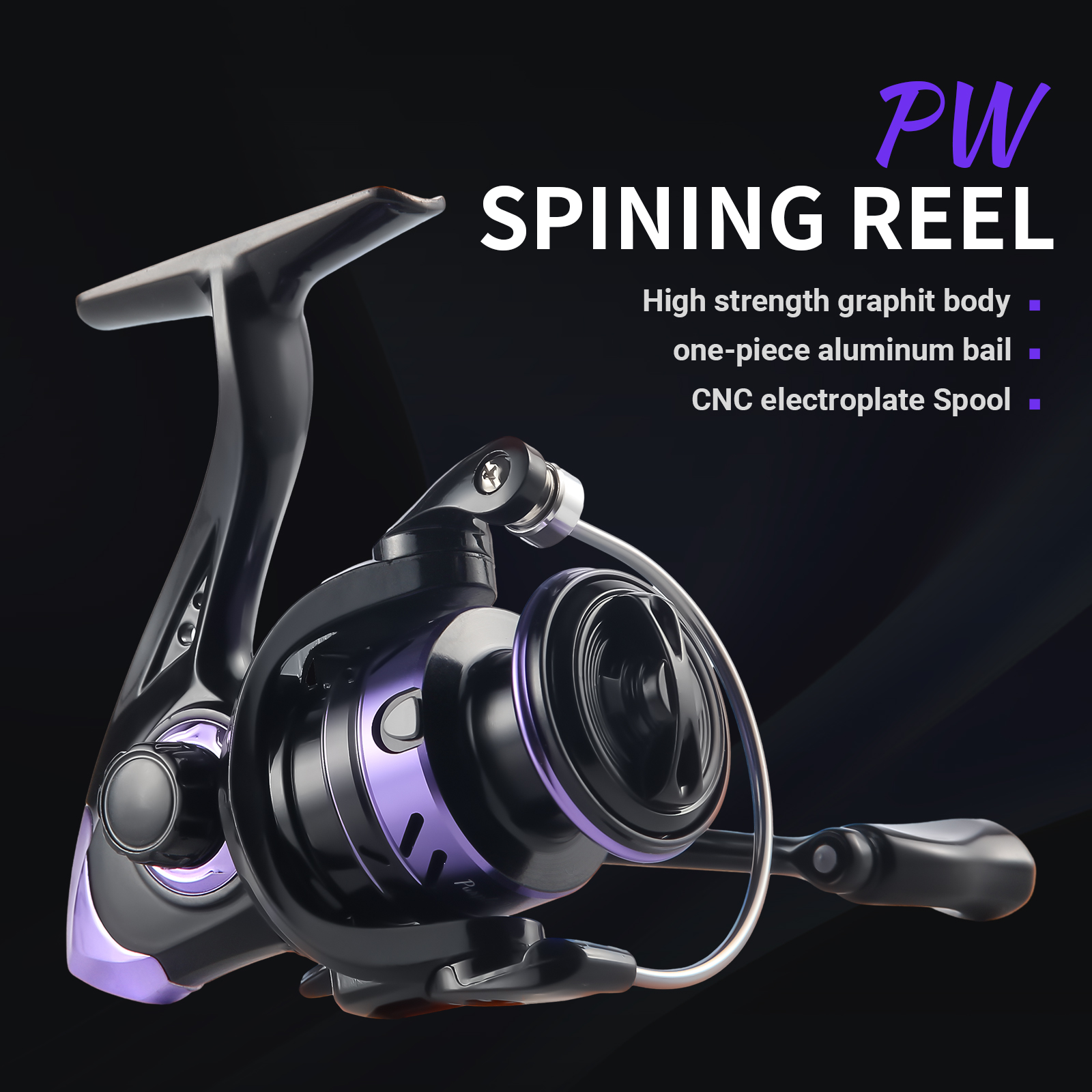 HAUT TON PurpleWind 500/800/10 - مراجعة Reel Spare Spool وسعره