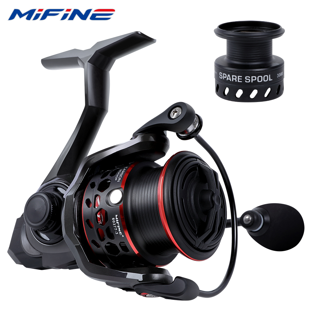 MIFINE CARBON Ultralight Spinn - مراجعة Reel Spare Spool وسعره