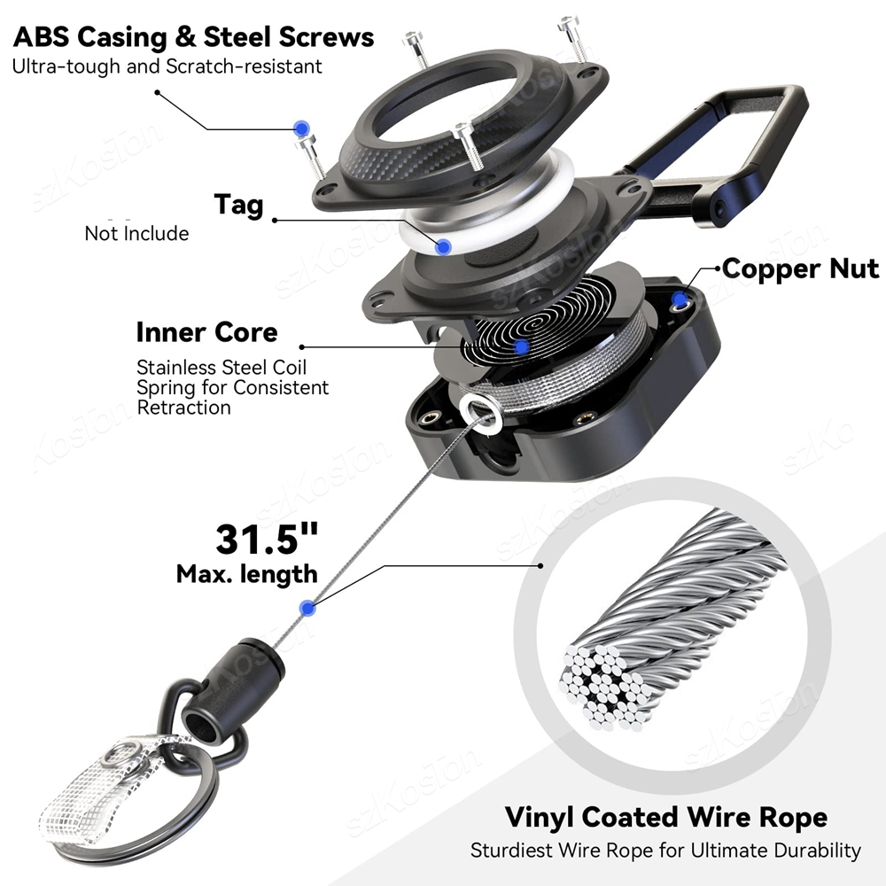 Retractable Keychain for Apple - مراجعة Reel Cover وسعره