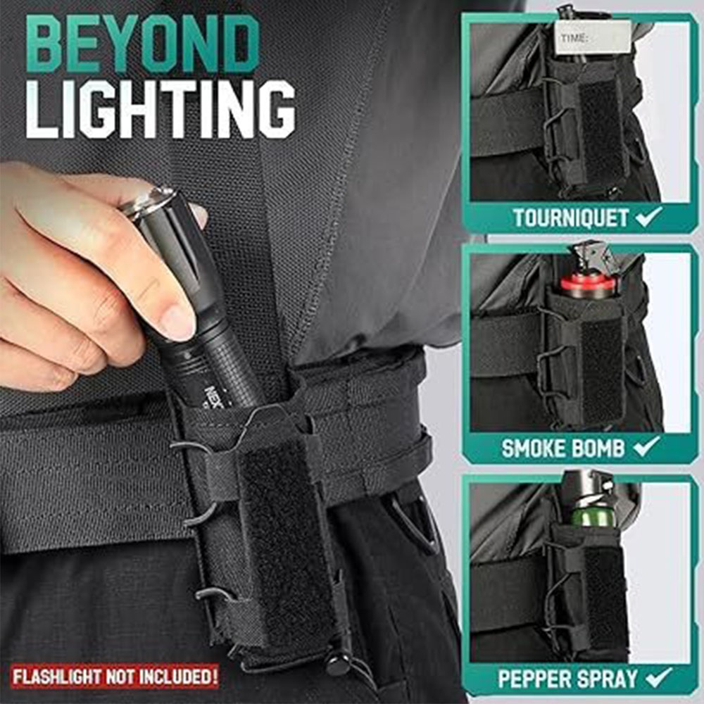 Tactical Flashlight Pouch Hols - مراجعة Reel Bag وسعره