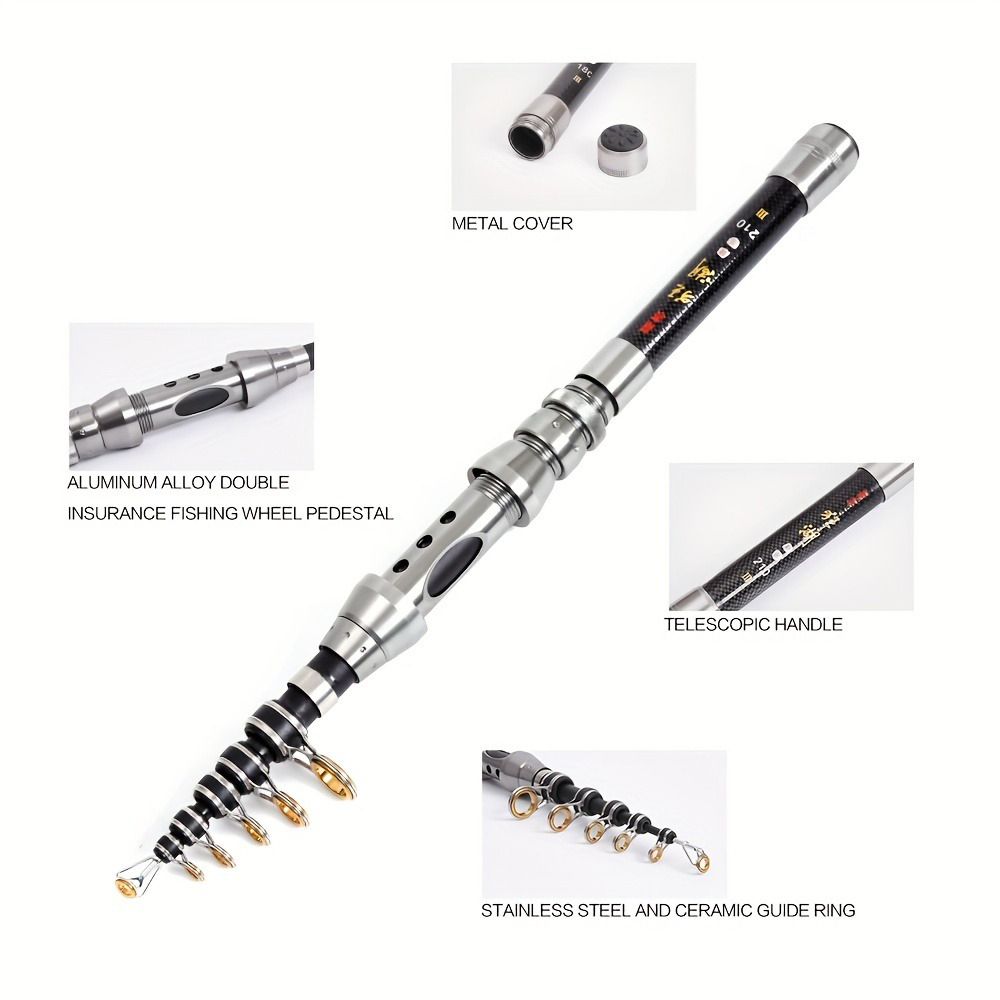 Telescopic Sea Rock Fishing Ro - مراجعة Surf Reel وسعره