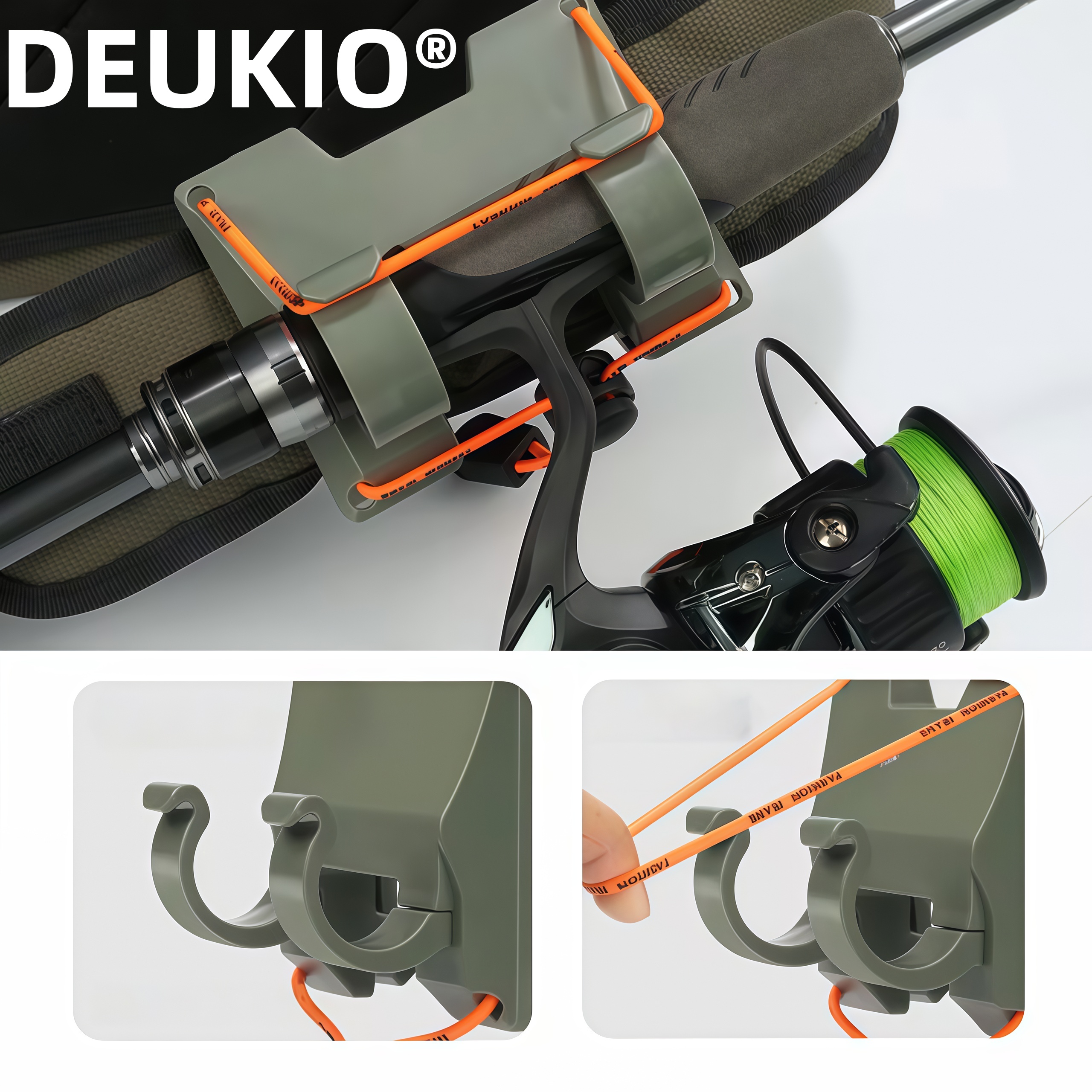 DEUKIO Outdoor Belt Clip Rod H - مراجعة Fly Reel وسعره