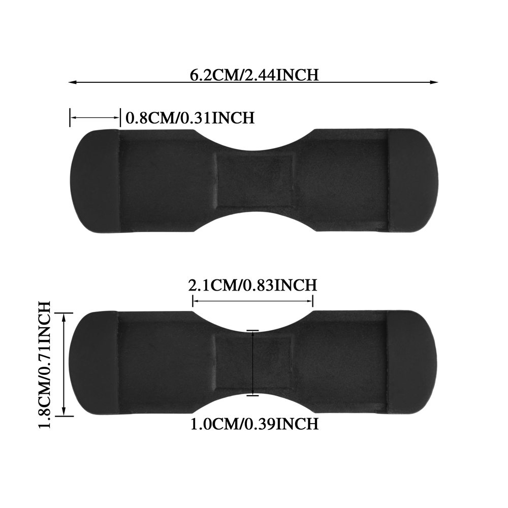 10Pcs Black/White Rubber Fishi - مراجعة Reel Cover وسعره