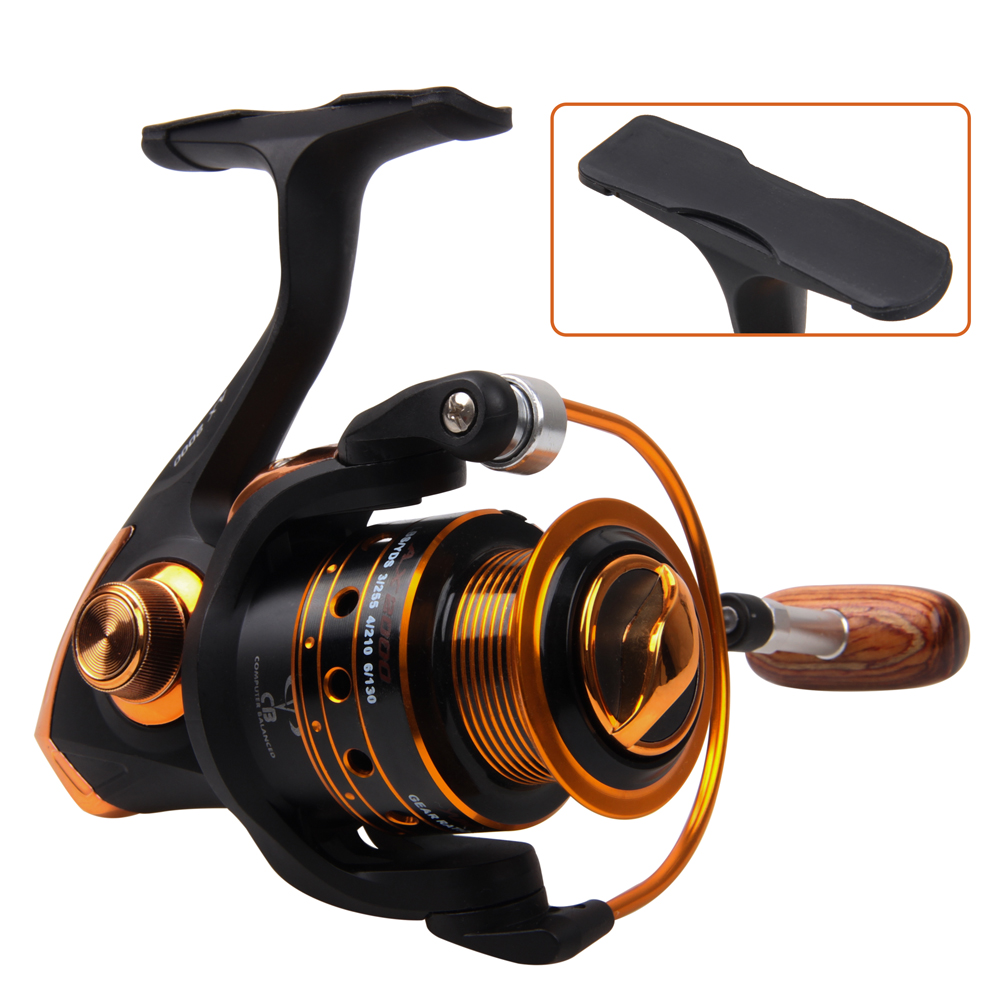 10Pcs Black/White Rubber Fishi - مراجعة Reel Cover وسعره