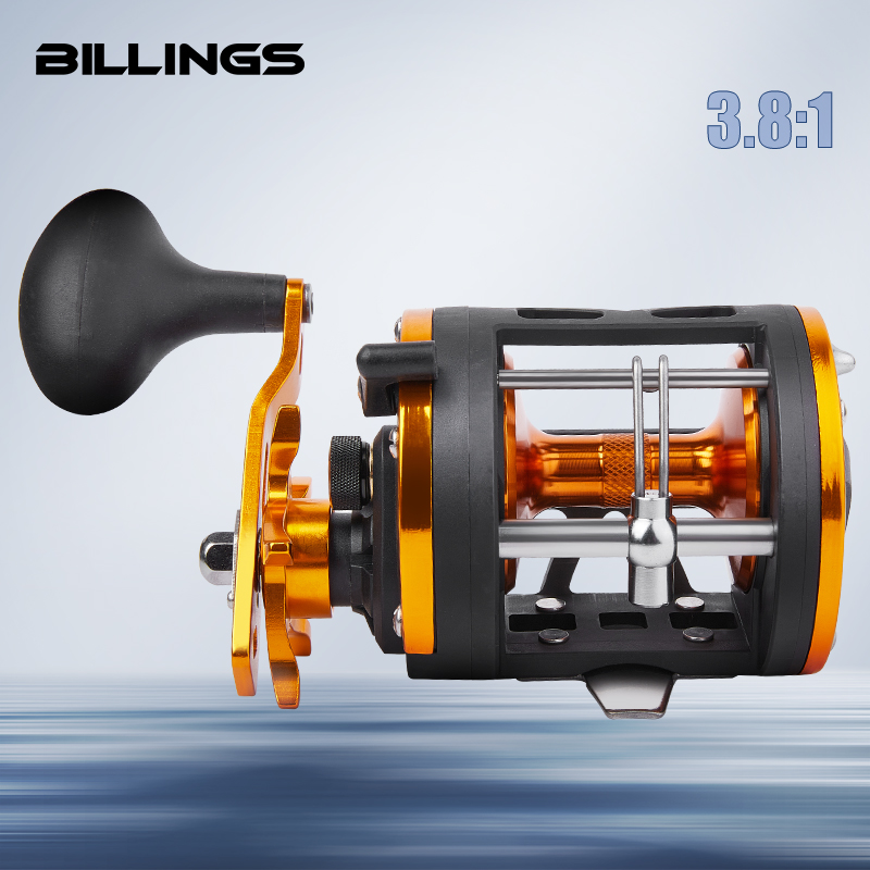 BILLINGS Trolling Drum Reel 33 - مراجعة Trolling Reel وسعره