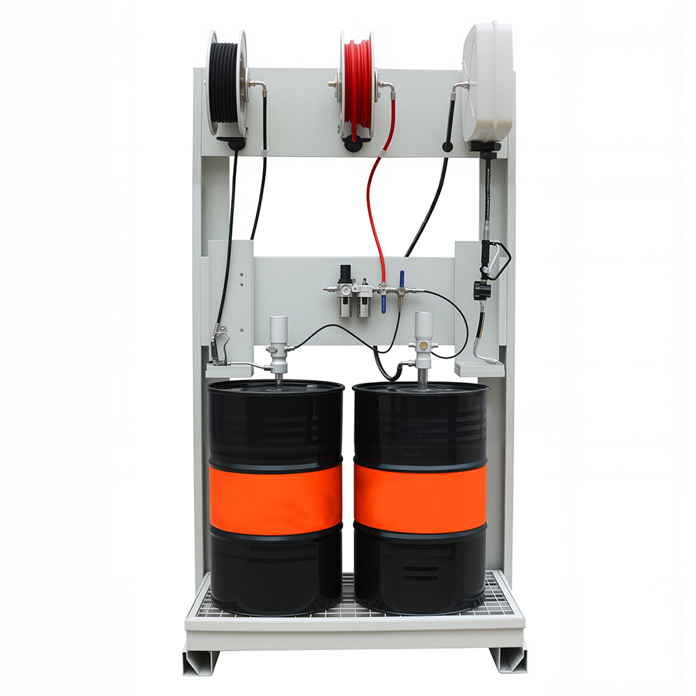 Automatic Pneumatic Lube Drum  - مراجعة Reel Oil وسعره