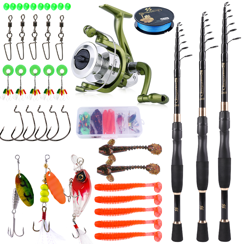 Sougayilang Telescopic Fishing - مراجعة Spincast Reel وسعره