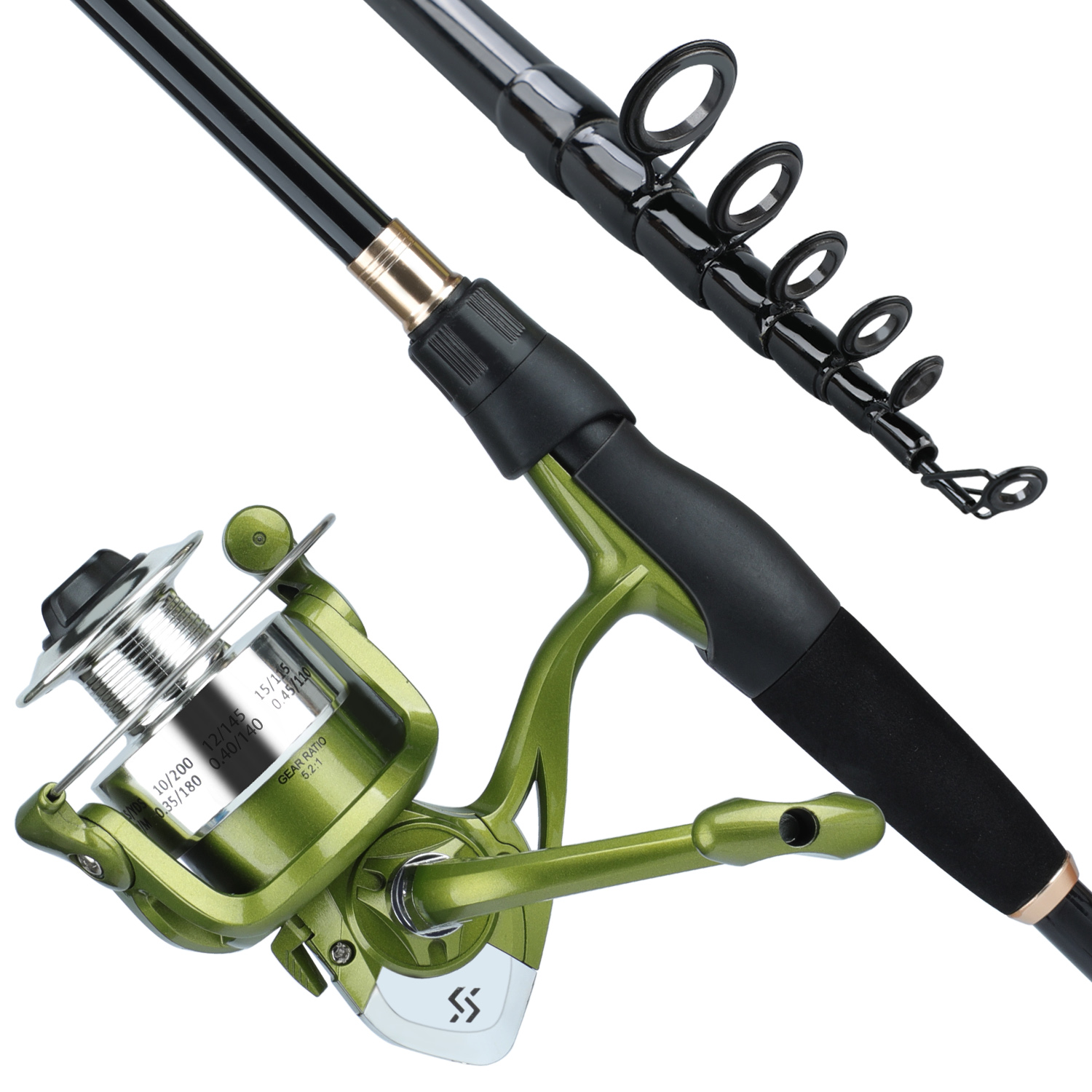 Sougayilang Telescopic Fishing - مراجعة Spincast Reel وسعره