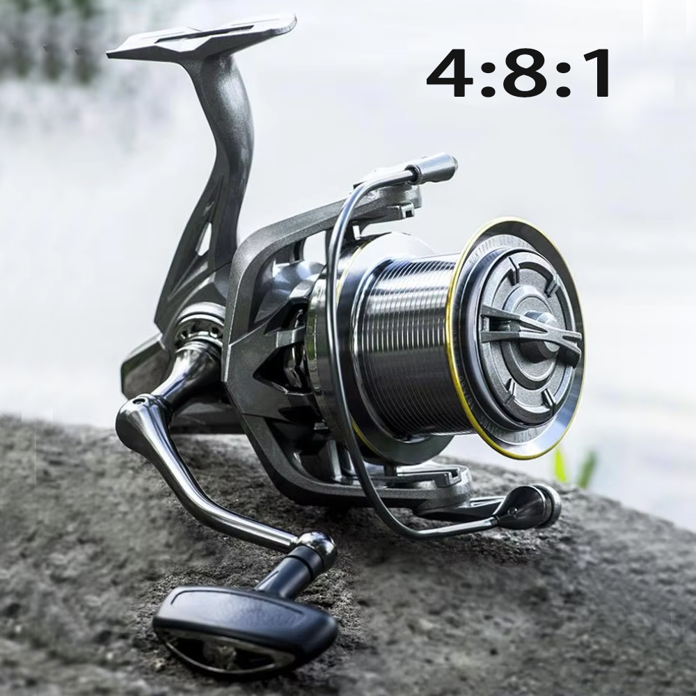 Metal Big Spinning Fishing Ree - مراجعة Surf Reel وسعره