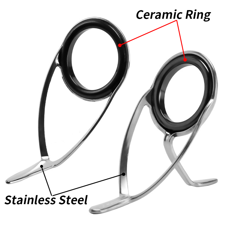 9Pcs Fishing Rod Guides Ring R - مراجعة Reel Repair Kit وسعره