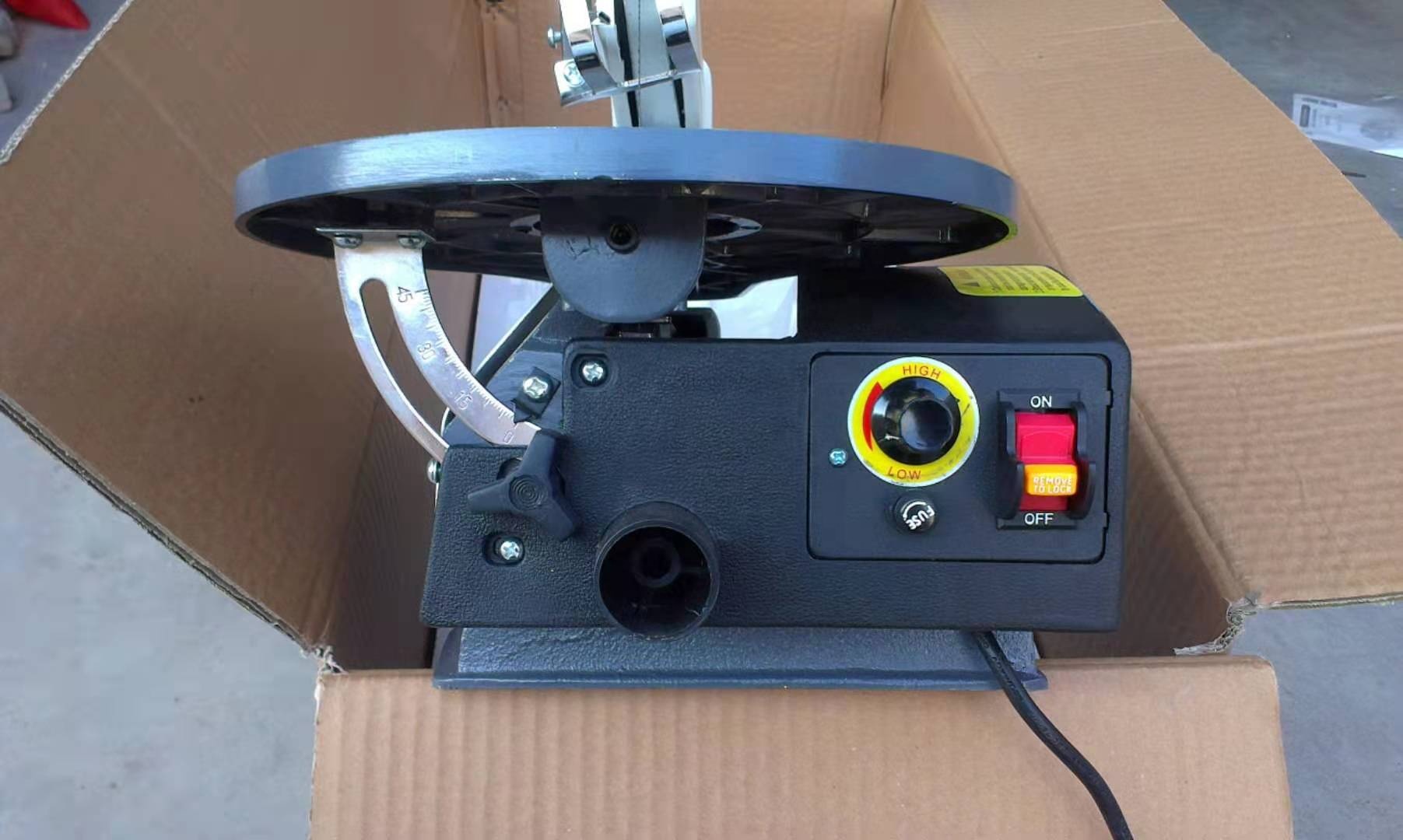 Wood Cutting Industrial Deskto - مراجعة Electric Reel وسعره
