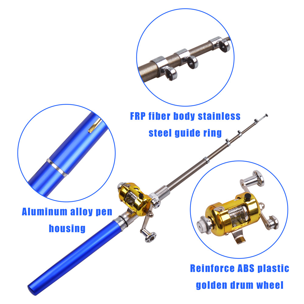 Mini ice fishing rod Combo wit - مراجعة Ice Fishing Reel وسعره