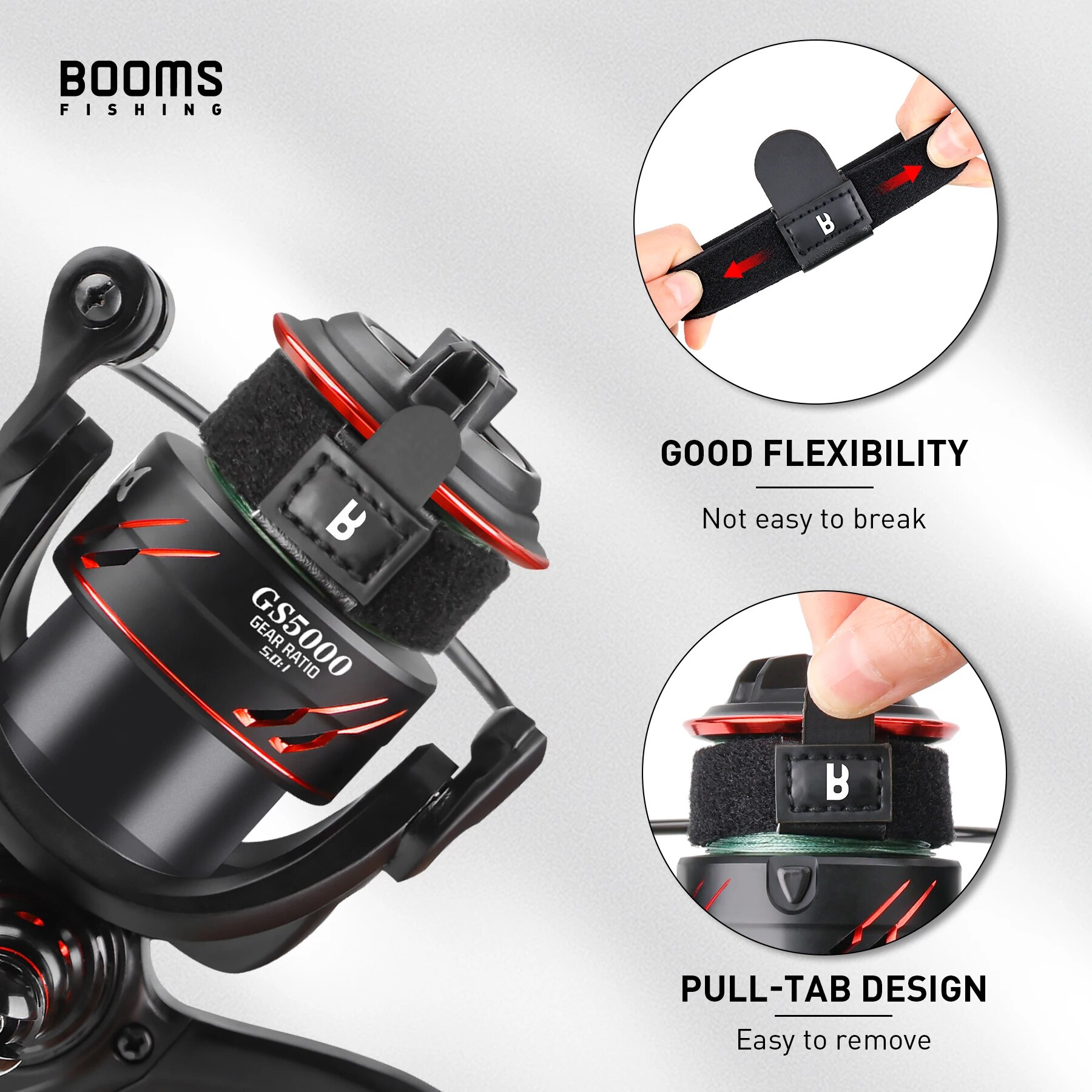 Booms Fishing SB1 4Pcs Spinnin - مراجعة Reel Cover وسعره